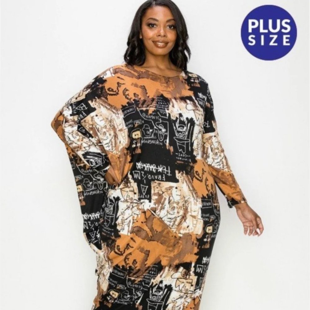 Live-In Arts Design Half Kaftan Dress